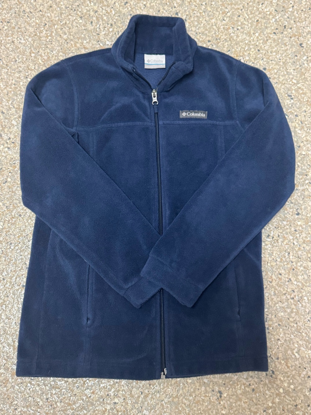 Columbia Navy Full-Zip Performance Fleece Jacket